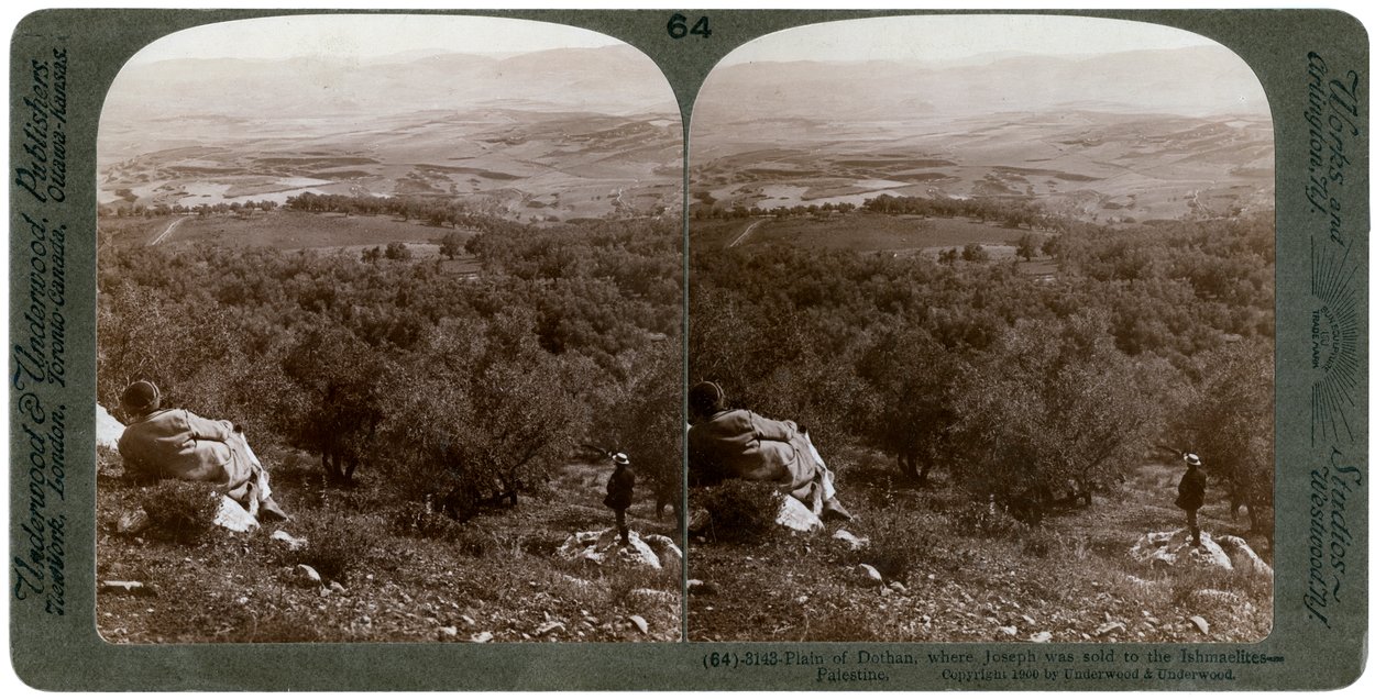 Dothanin tasango, Palestiina, 1900. tekijältä Underwood and Underwood