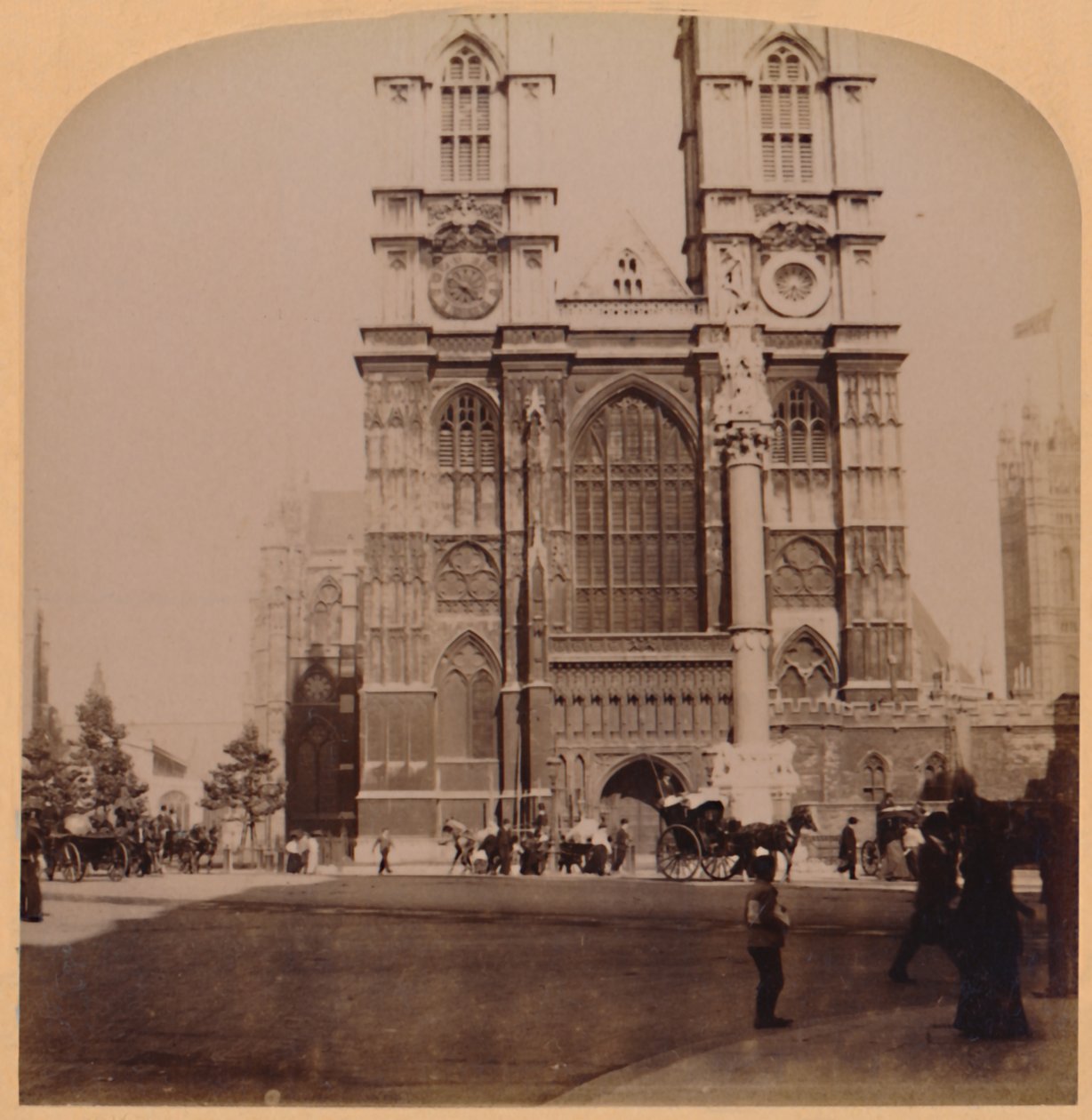 Westminster Abbey, Lontoo, Englanti, 1896. tekijältä Underwood and Underwood