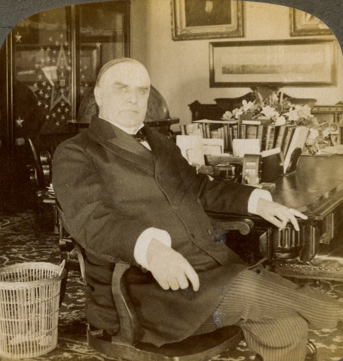 William McKinley, 25. Yhdysvaltain presidentti, 1900 tekijältä Underwood and Underwood