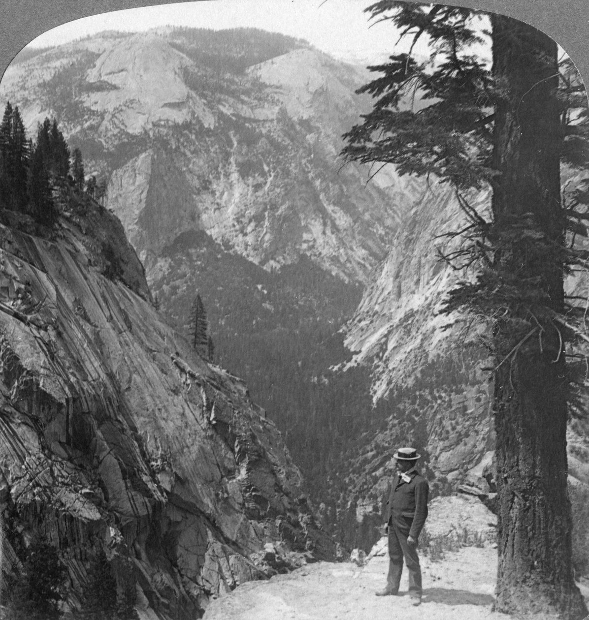 Yosemite Valley, Kalifornia, Yhdysvallat, 1902. tekijältä Underwood and Underwood