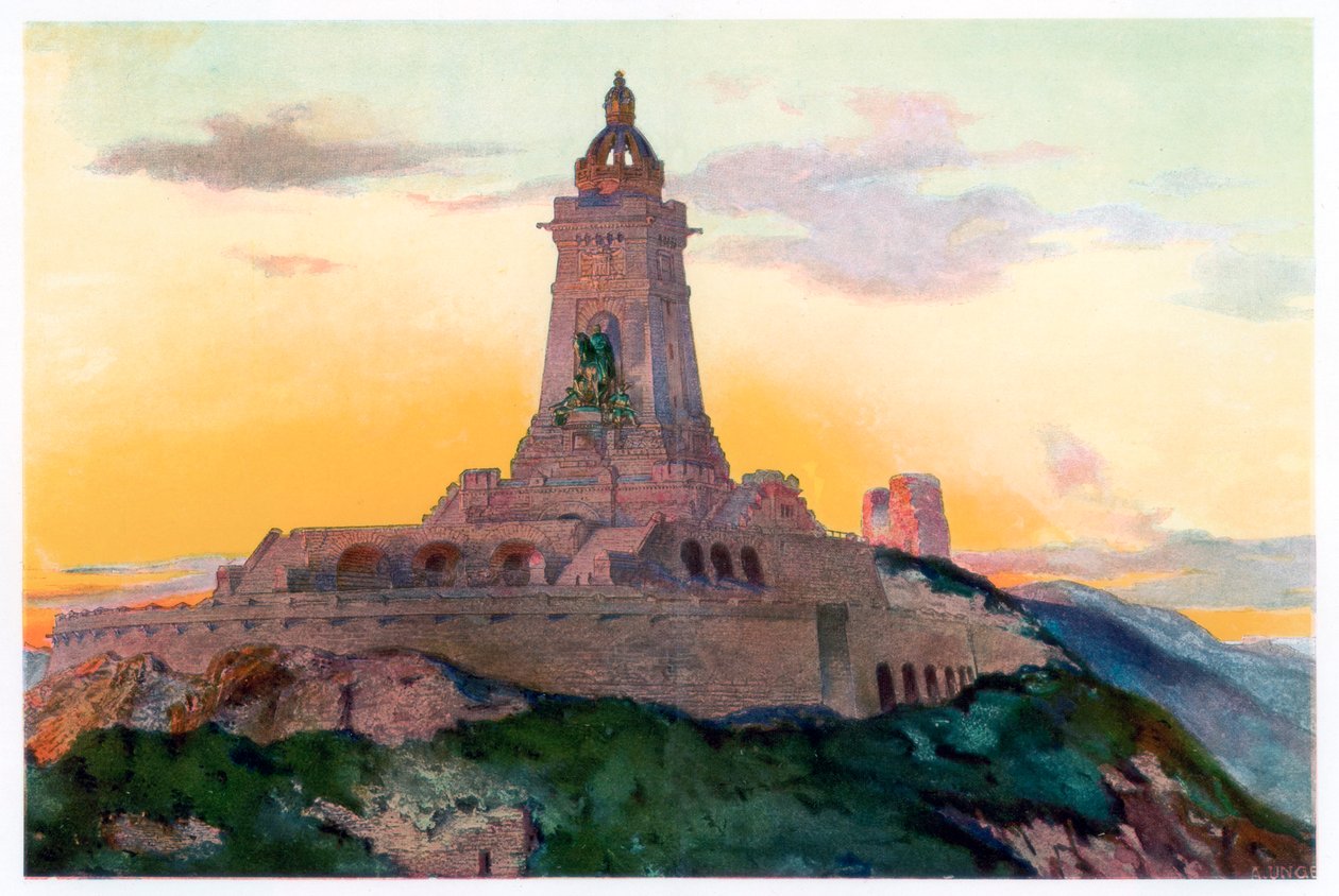 Keisari Vilhelm I:n muistomerkki, 1897, 1900 tekijältä Unger