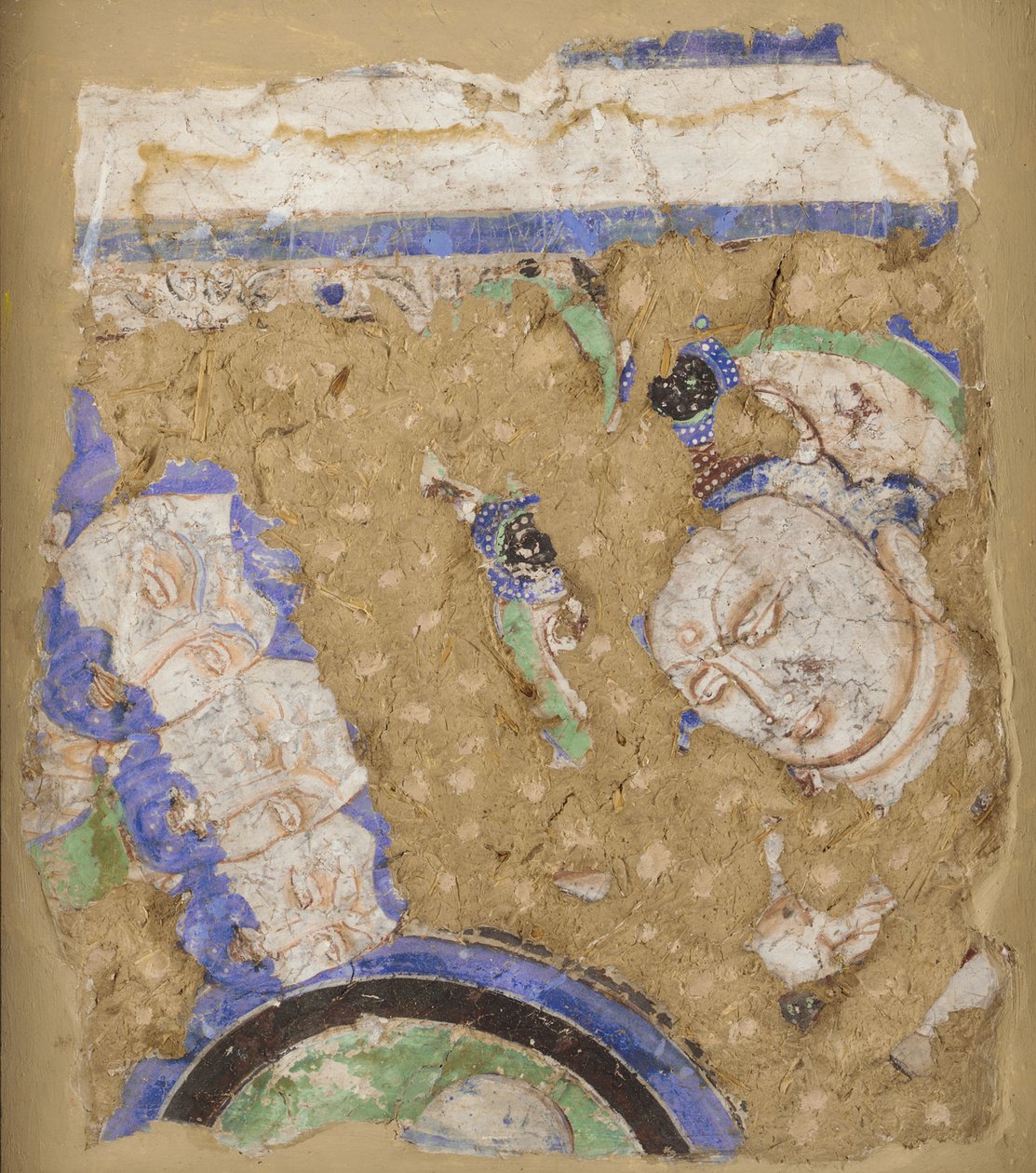 Bodhisattvoja ja munkkeja, luolasta 224 tekijältä Unidentified