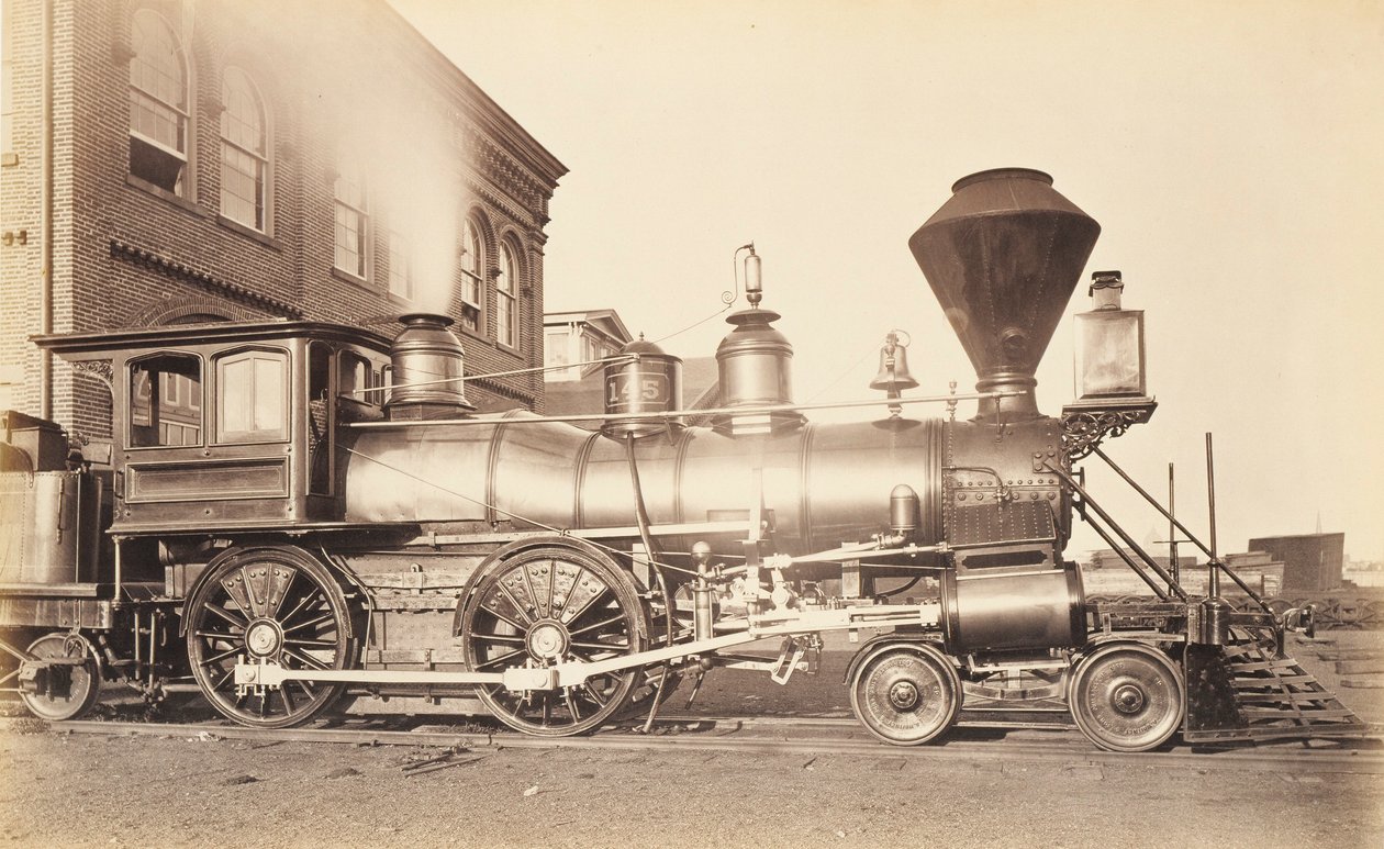 [Pennsylvania Railroadin veturi Altoonan korjaamolla] tekijältä Unidentified
