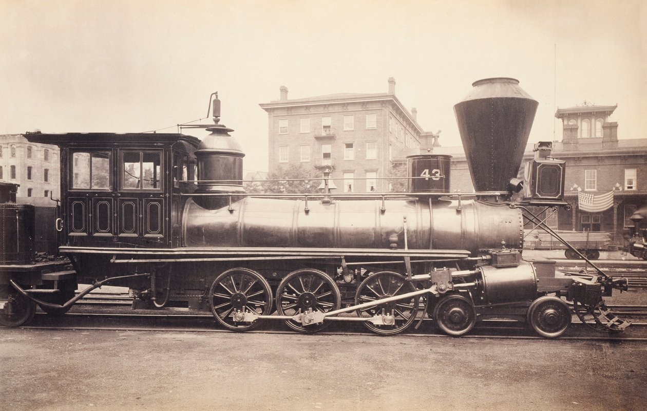[Pennsylvania Railroadin veturi Altoonan korjaamolla] tekijältä Unidentified