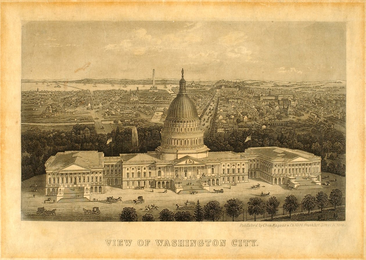 Näkymä Washington Cityyn tekijältä Unidentified