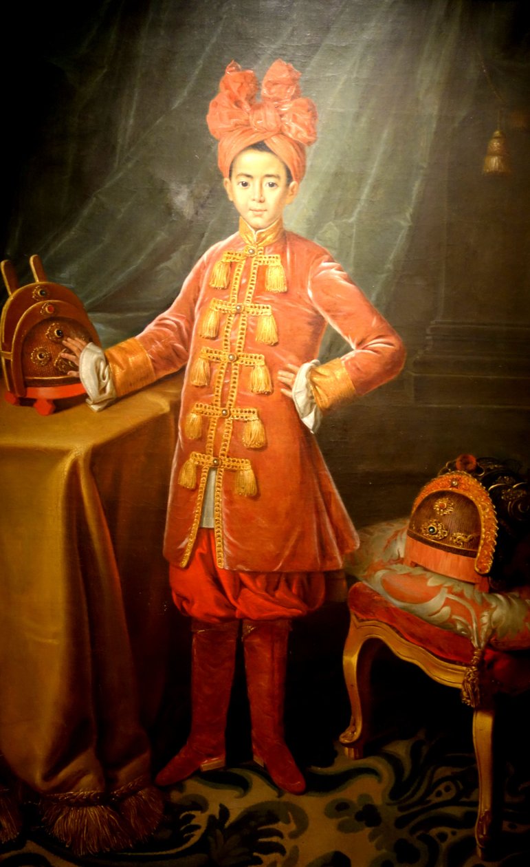 Vietnamin prinssi Cahn Louis XVI: n ranskalaisessa hovissa vuonna 1787 tekijältä Unknown