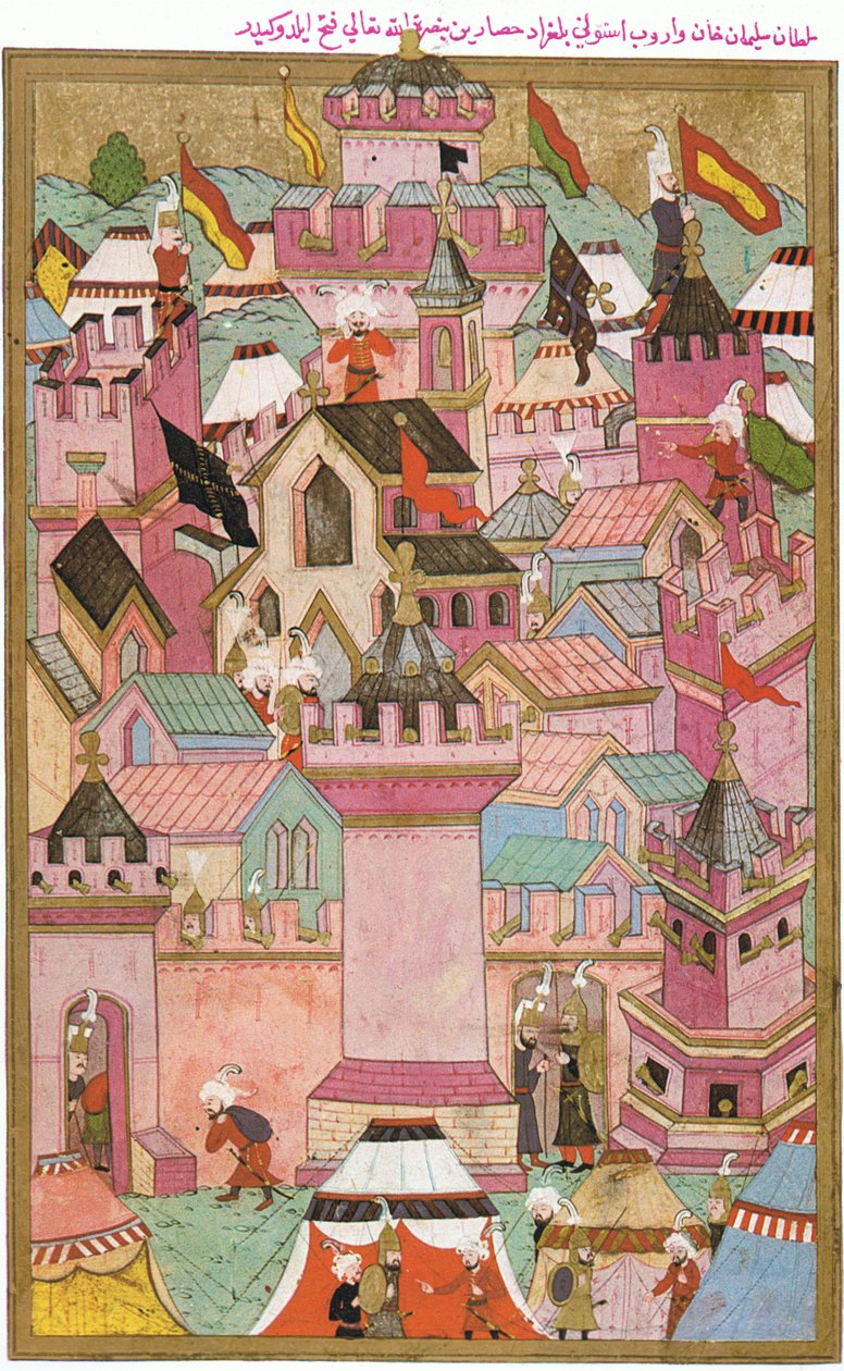 Ottomaanit ottivat Székesfehérvárin linnoituksen vuonna 1543 tekijältä Unknown