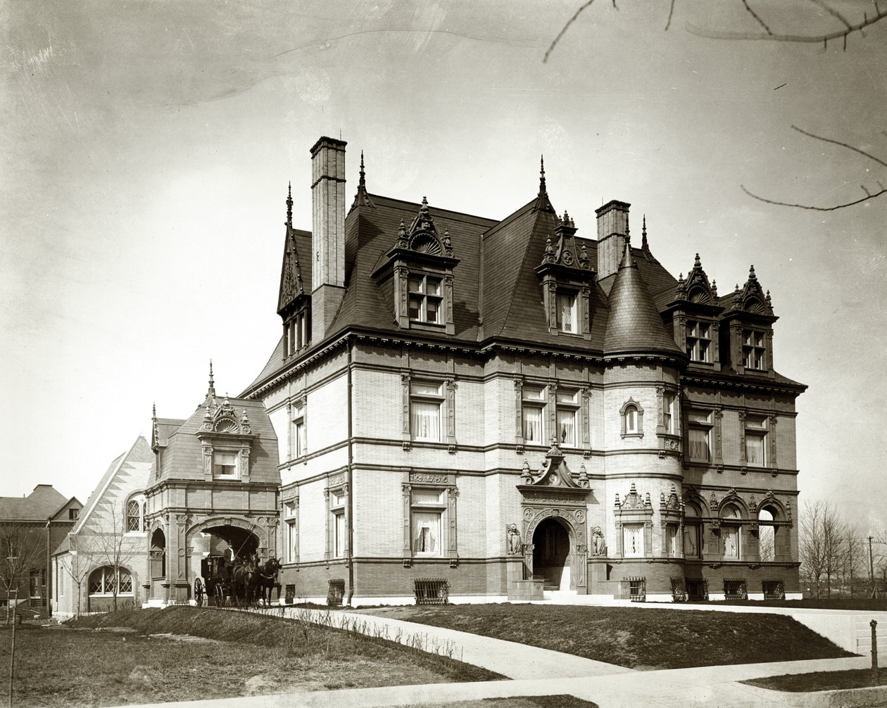 William K.Bixby Residence. 13 Portland Place. Rakennettu n. 1895. W. Albert Swasey, arkkitehti tekijältä Unknown