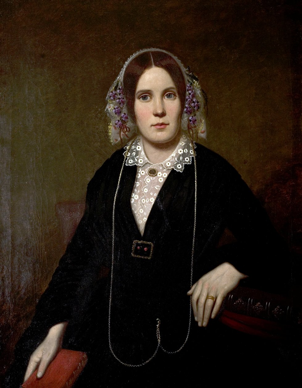 Worthingtonin perheen naisen muotokuva, n. 1845-1855 tekijältä Unknown