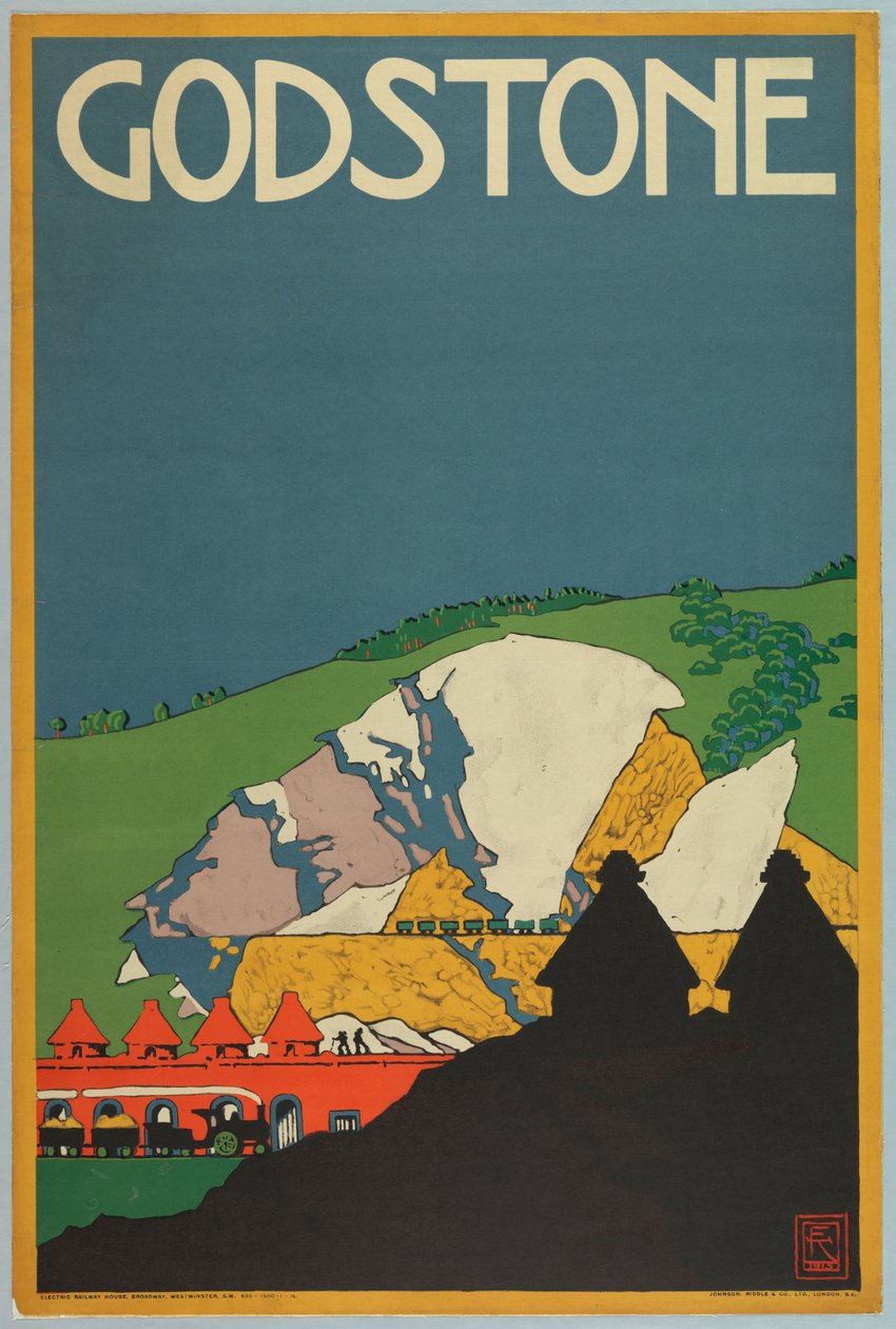 Juliste, Godstone, Lontoon metro, 1915 tekijältä Unknown