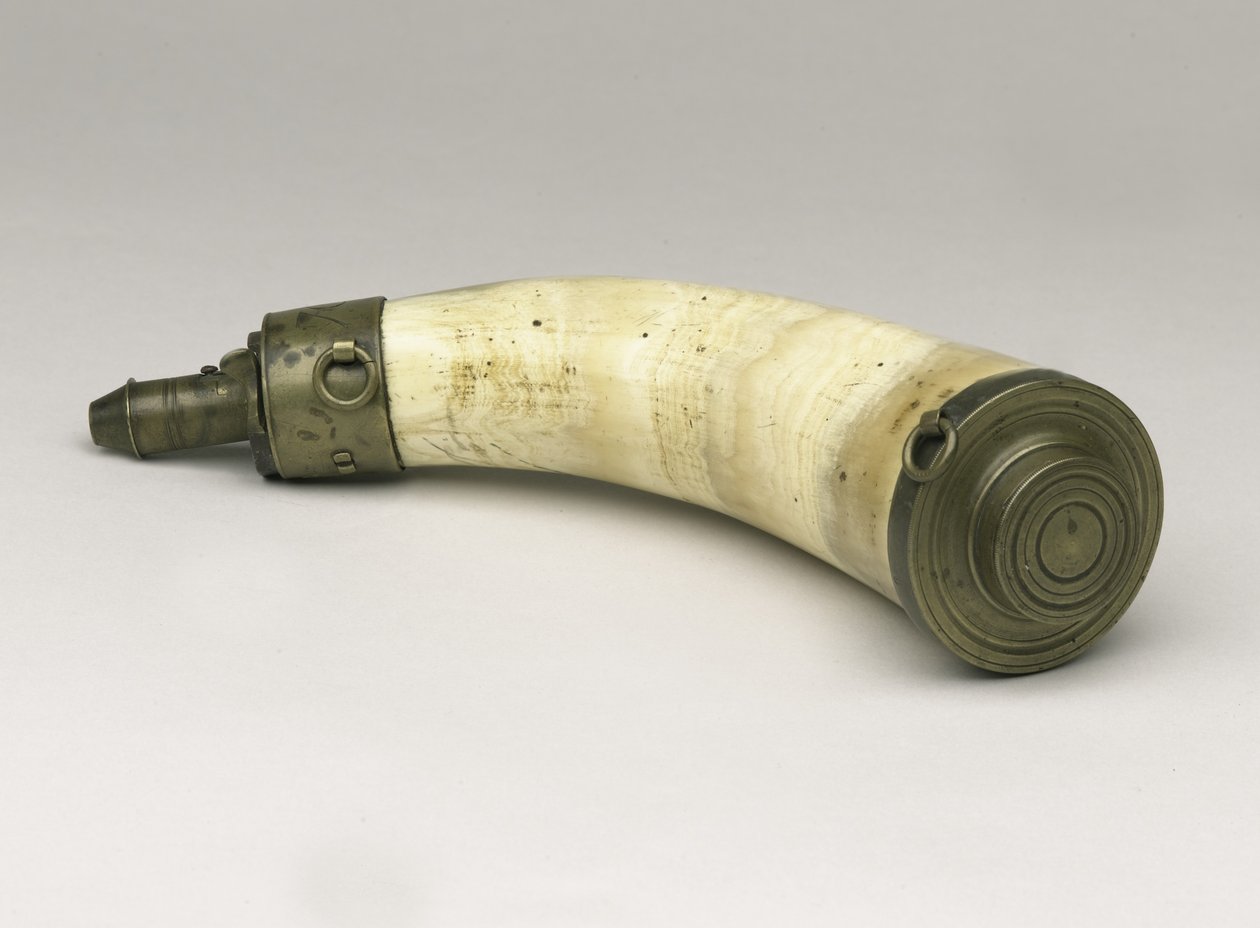 Ruutisarvi, jonka sanotaan olleen mukana Waterloossa, 1815 (torvi, jossa on messinkinen yläosa ja suutin). tekijältä Unbekannt Unbekannt
