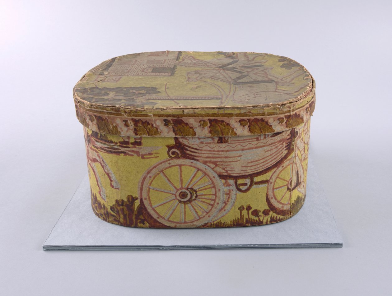 Bandbox And Lid (USA), 1830–35 tekijältä Unknown