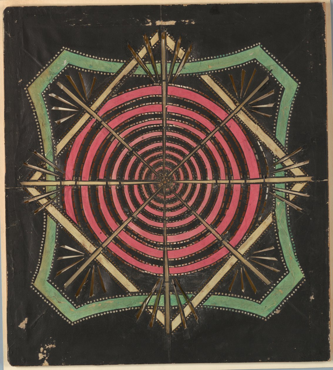 Lyhdyn dia, pyörivä kuvio, n. 1780 tekijältä Unknown