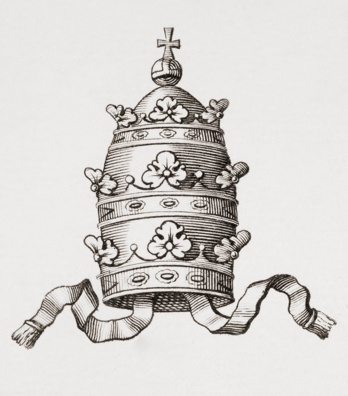 Paavin tiara tai Triregnum tekijältä Unbekannt Unbekannt