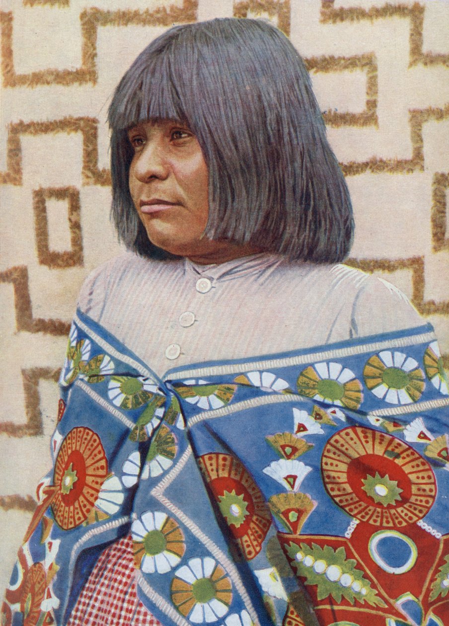 Arizona. Walapai-heimon Squaw Arizonassa. 1920 tekijältä Unknown