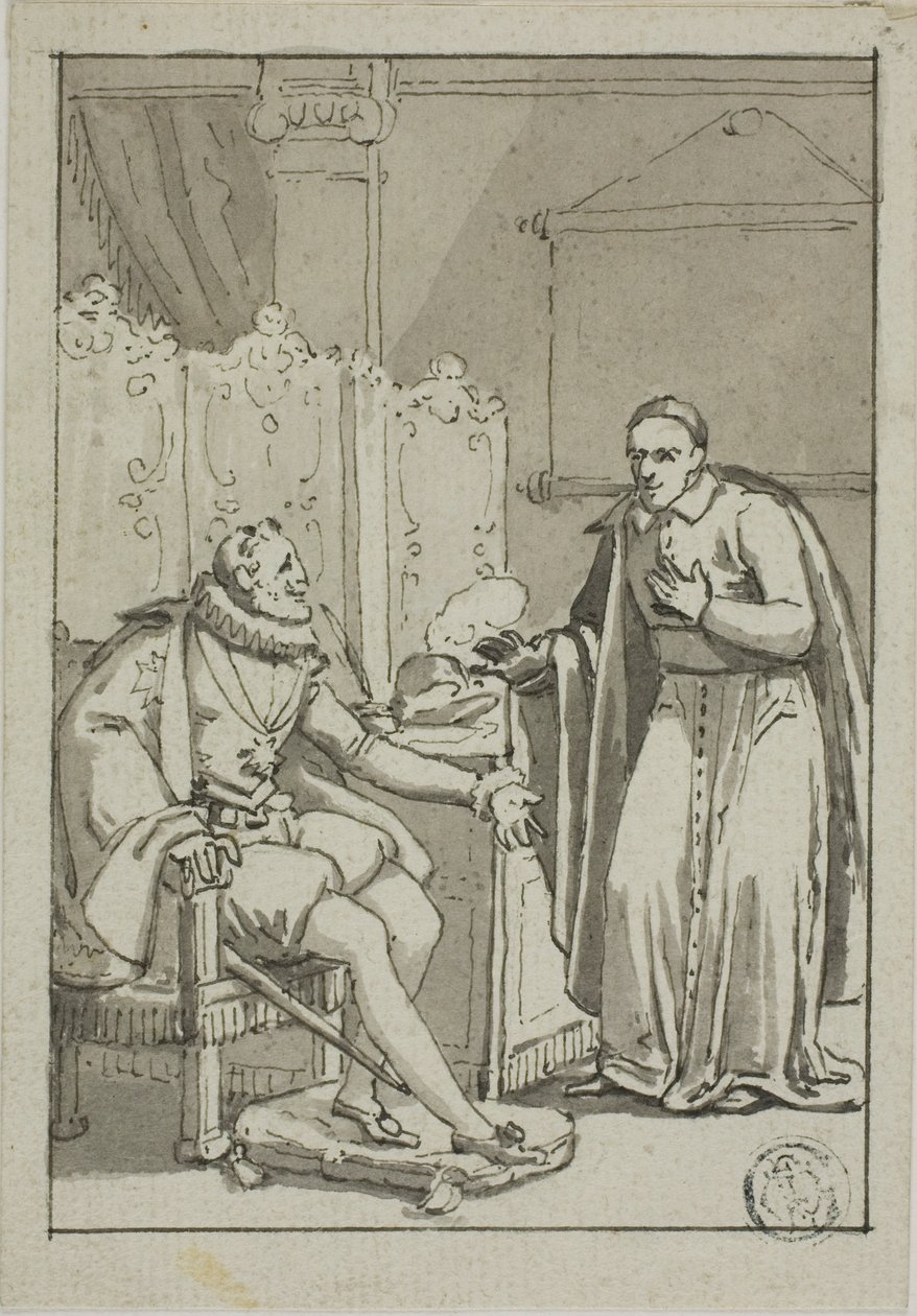 Cardinalin yleisö Henry IV:n kanssa tekijältä Unknown