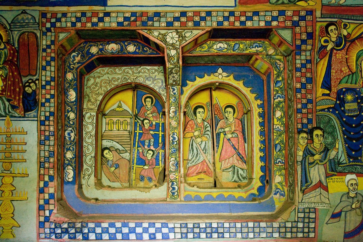 Debir Sina Mary Church, Gorgora, Lake Tana, Etiopia, Afrikka tekijältä Unknown