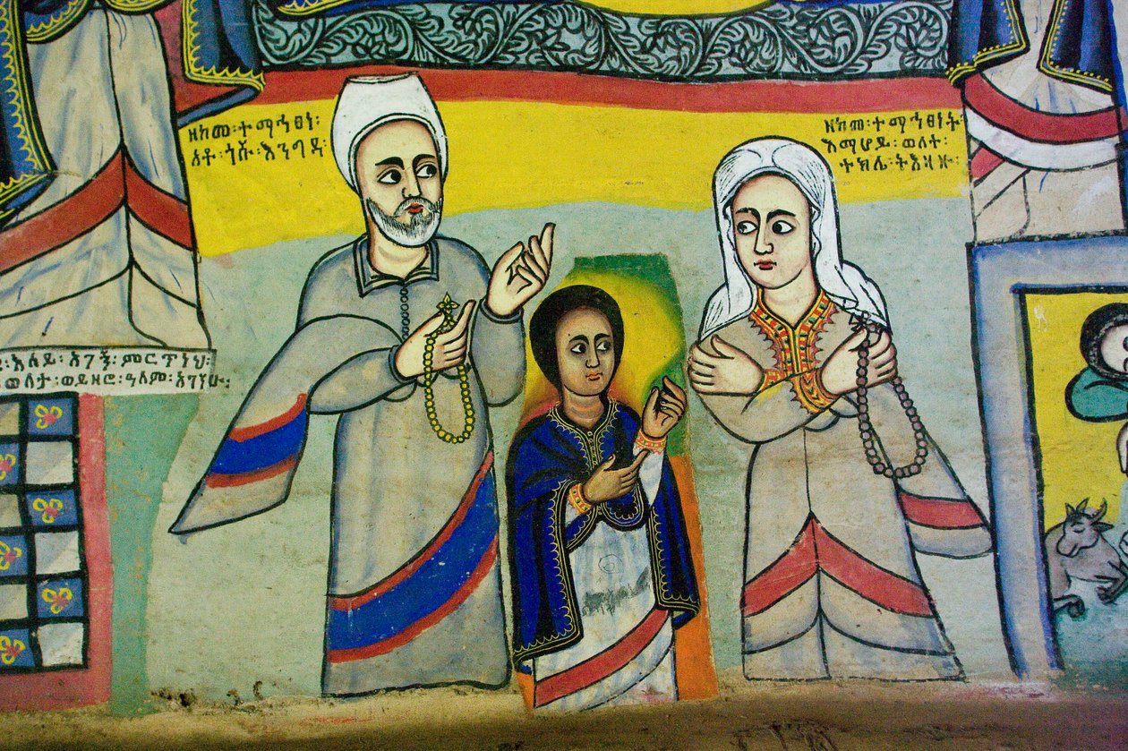 Debir Sina Mary Church, Gorgora, Lake Tana, Etiopia, Afrikka tekijältä Unknown