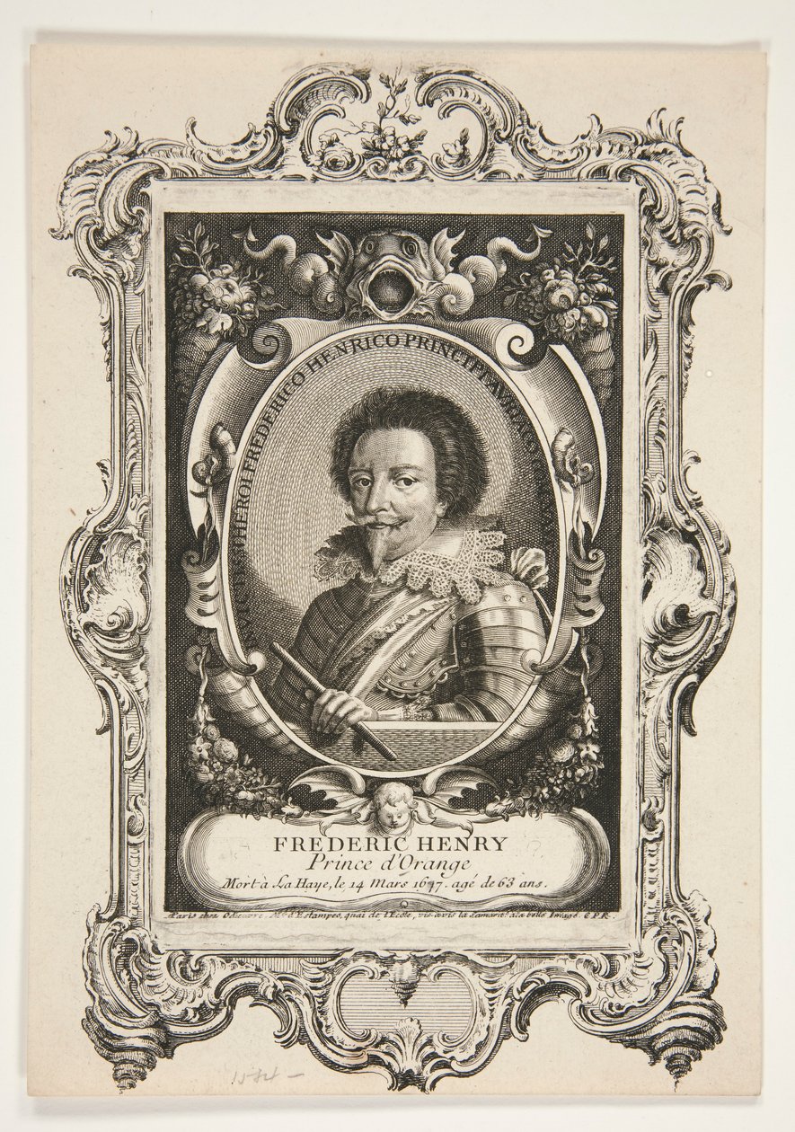 Frederic Henry, Orangen prinssi, kuoli Haagissa 14. maaliskuuta 1677, 63-vuotiaana tekijältä Unknown