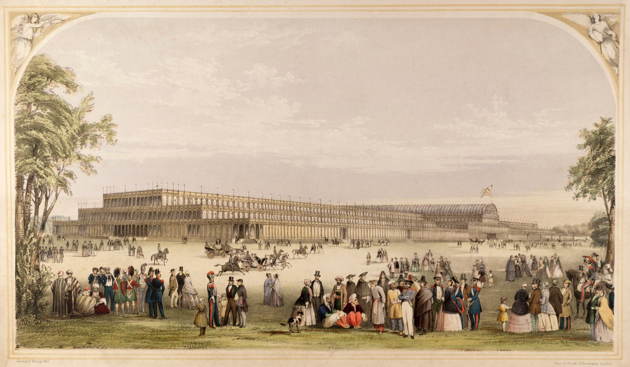 Suuri näyttely, Crystal Palace, Hyde Park, Lontoo, 1851 tekijältä Unknown