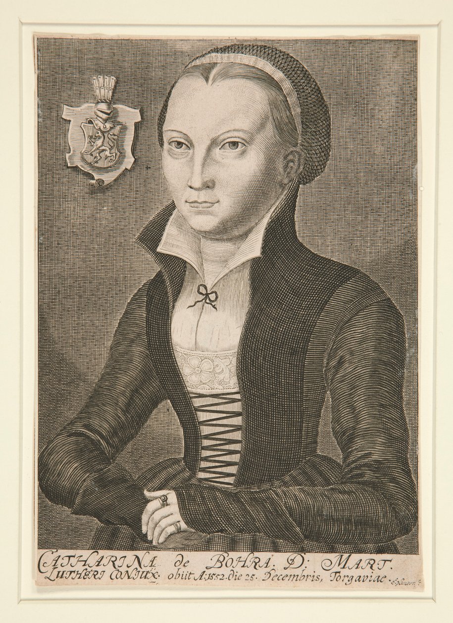 Katharina de Boran muotokuva D: Mart tekijältä Unknown