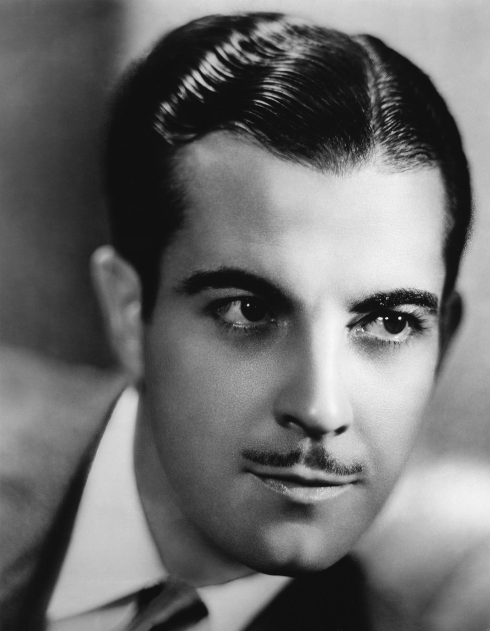 Muotokuva Ramon Novarrosta (1899-1968), meksikolainen elokuvanäyttelijä tekijältä Unknown