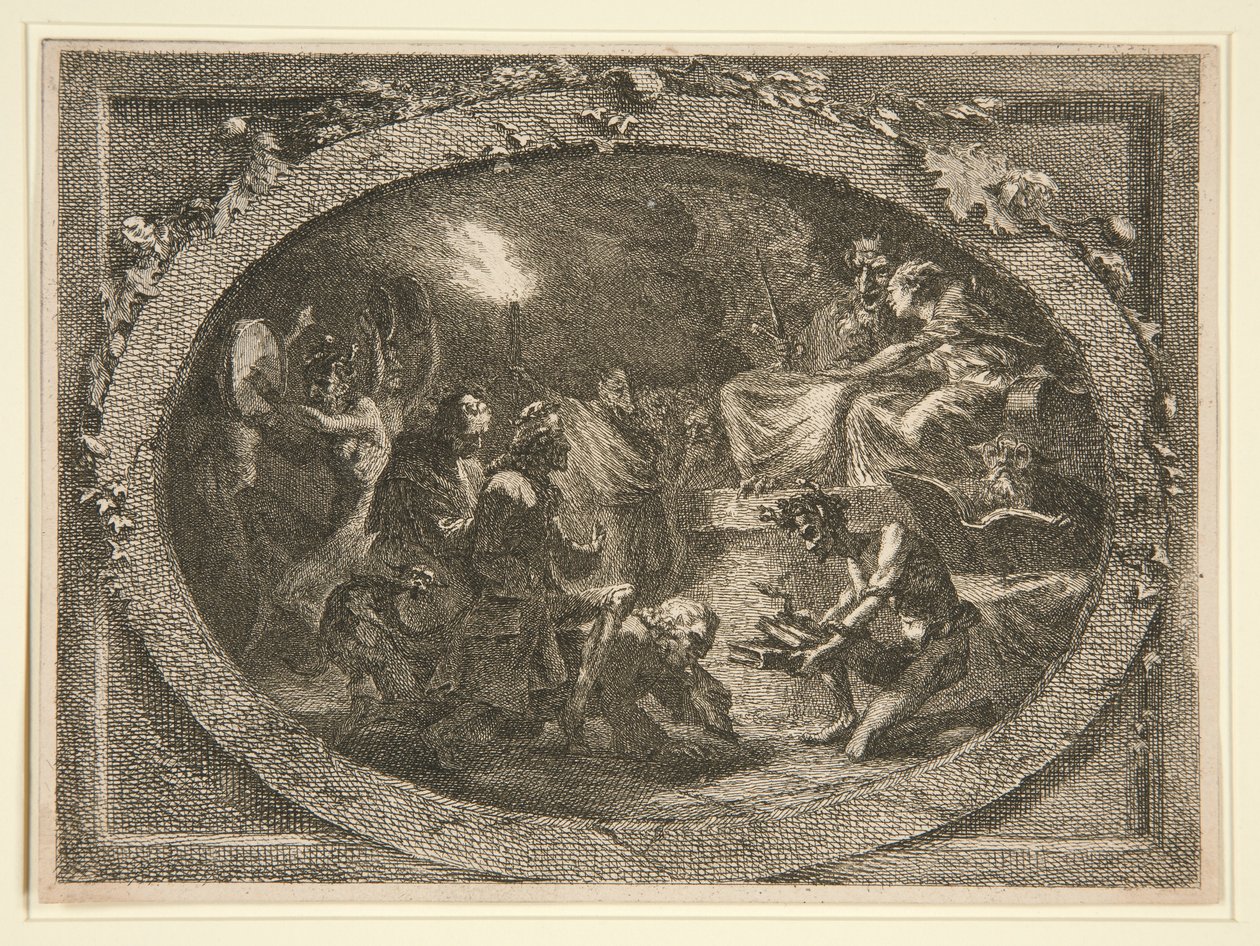 Escena satànica amb Voltairefinnish tekijältä Unknown
