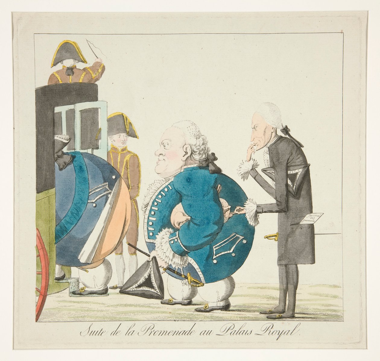 Suite de la Promenade au Palais-Royal (Palais-Royalin rantakadun jälkeen) tekijältä Unknown