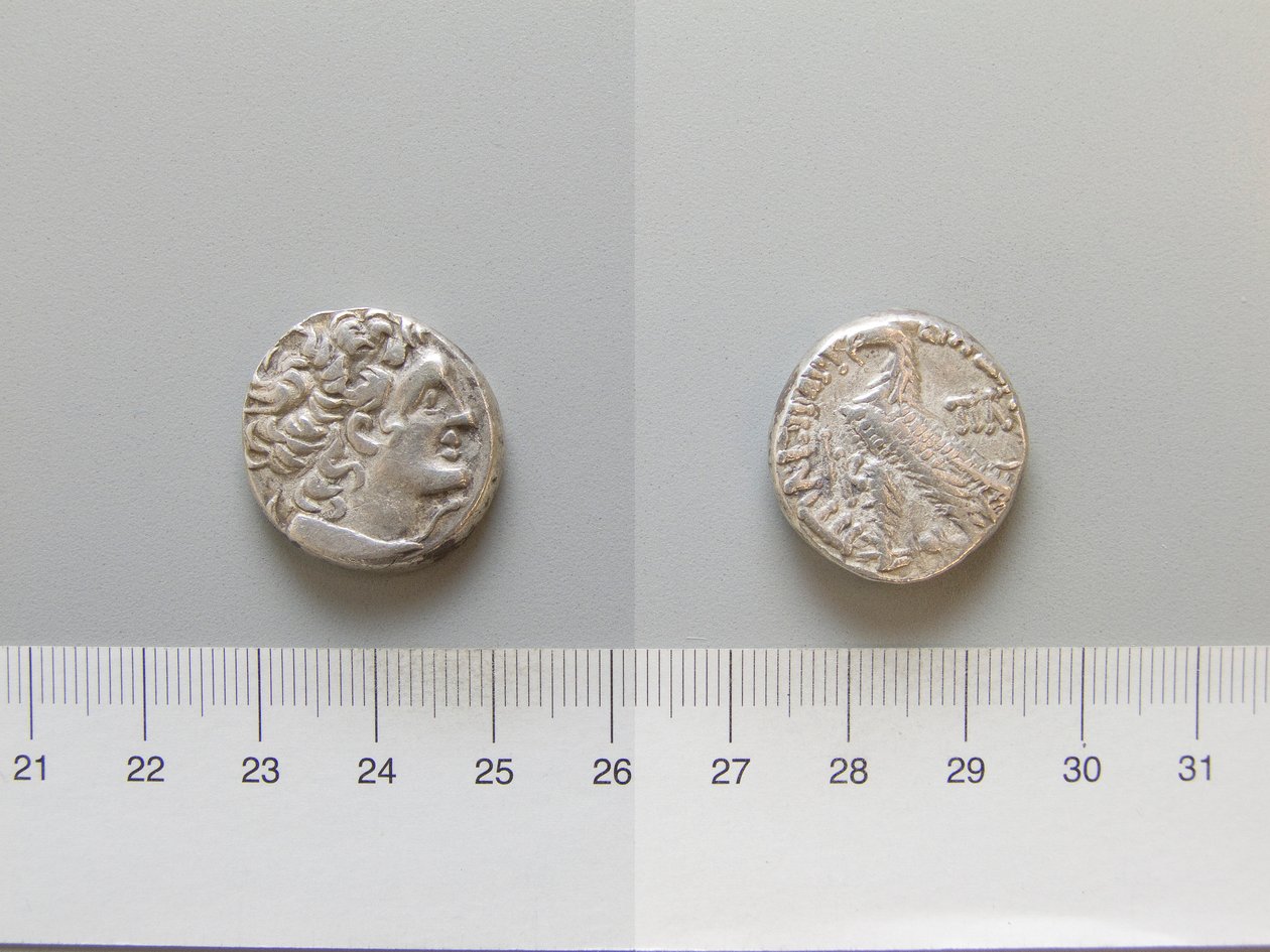 Tetradrakm Ptolemaios XII, Egyptin kuningas Egyptistä tekijältä Unknown