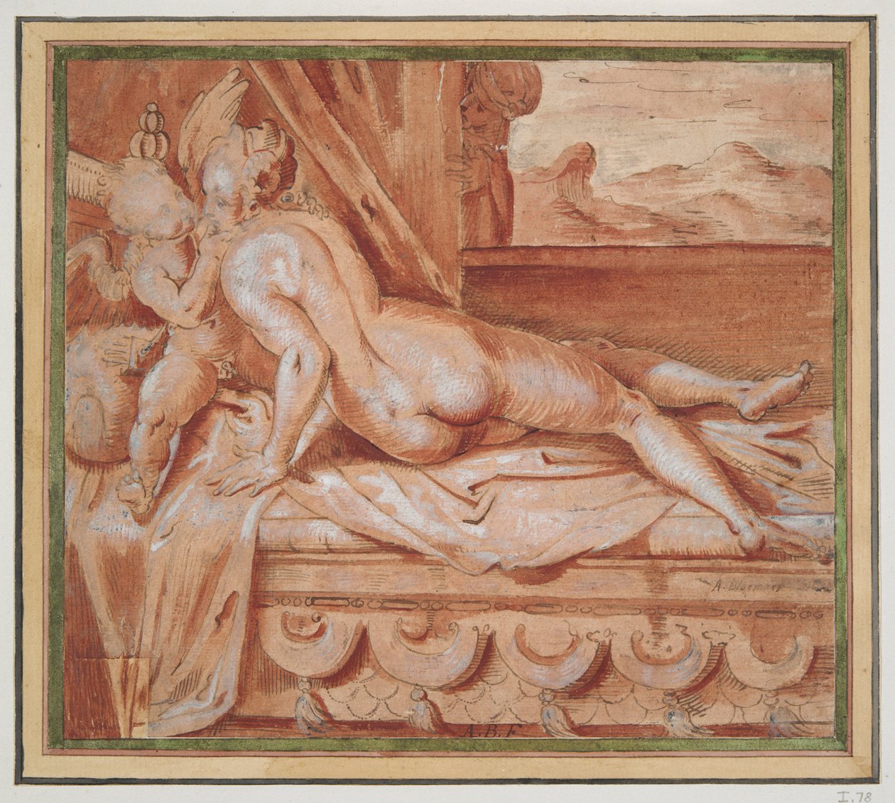 Venus ja Cupid tekijältä Unknown