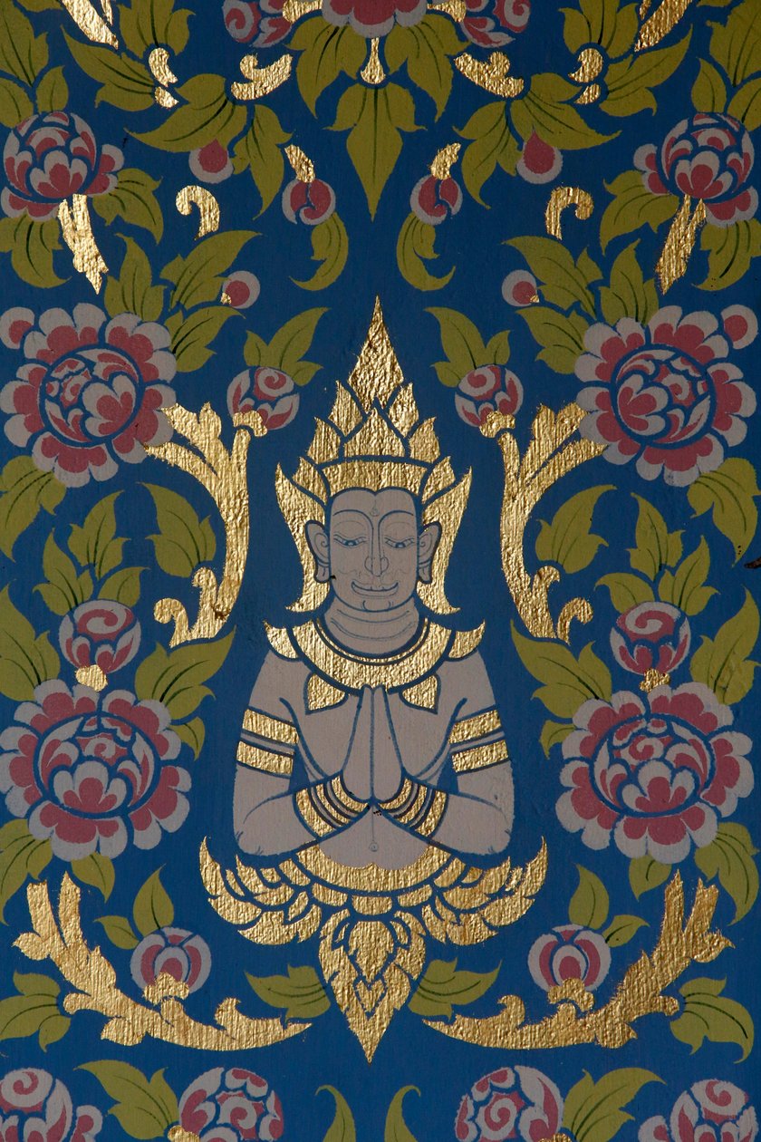 Wat Ampharam, Hua Hin. Temppelin koristelu. Thaimaa. tekijältä Unknown