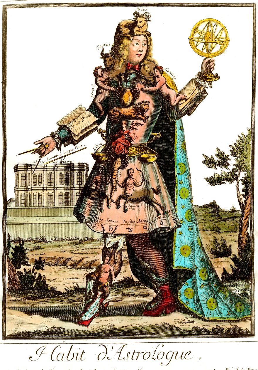 1600-luvun astrologin puku. Yksityinen kokoelma. tekijältä Unknown artist