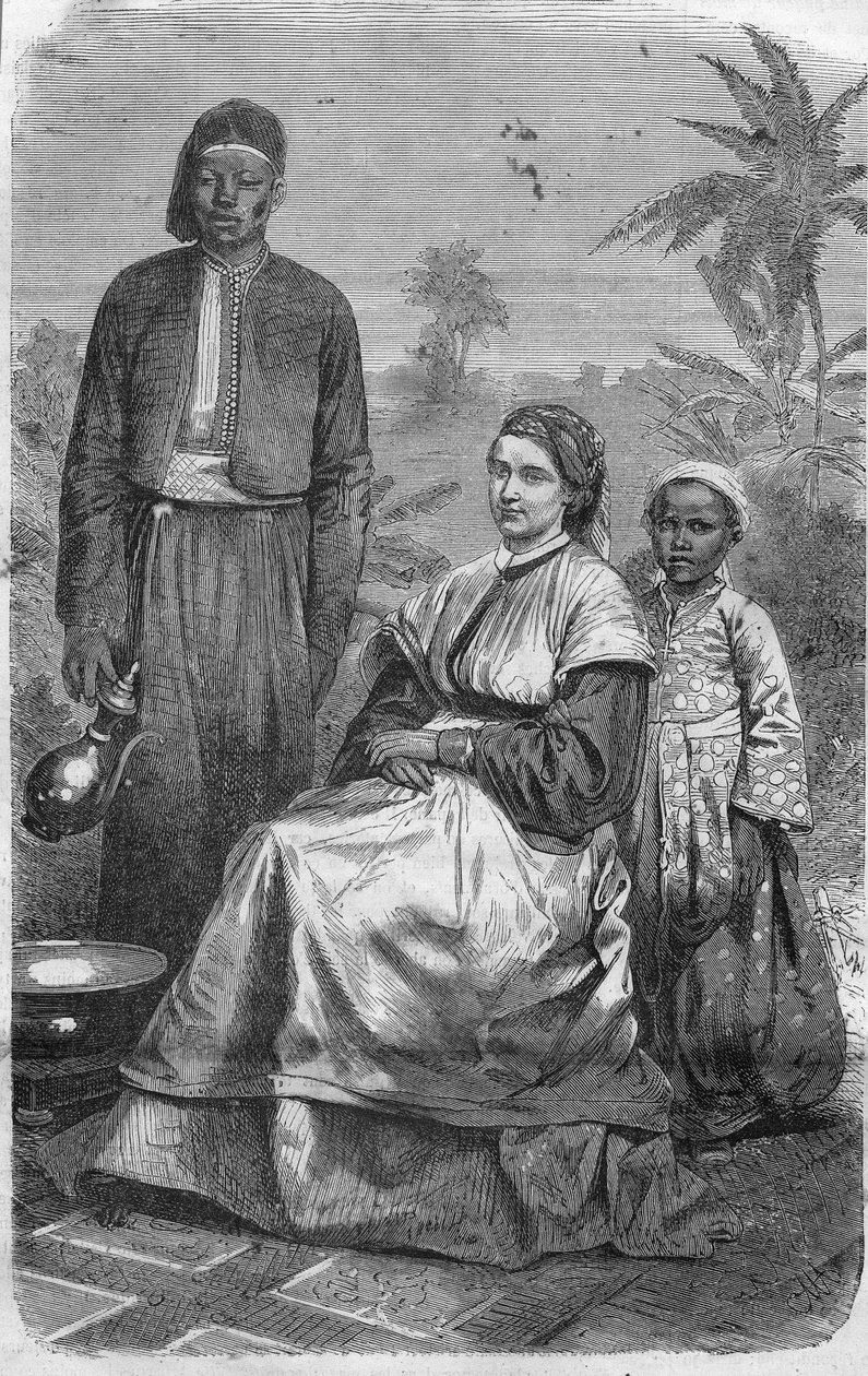 ALEXANDRINE PETRONELLA FRANCINA TINNE (1839 1869). Hollantilainen matkustaja, jonka tuaregit murhasivat Keski-Afrikassa. tekijältä Unknown artist