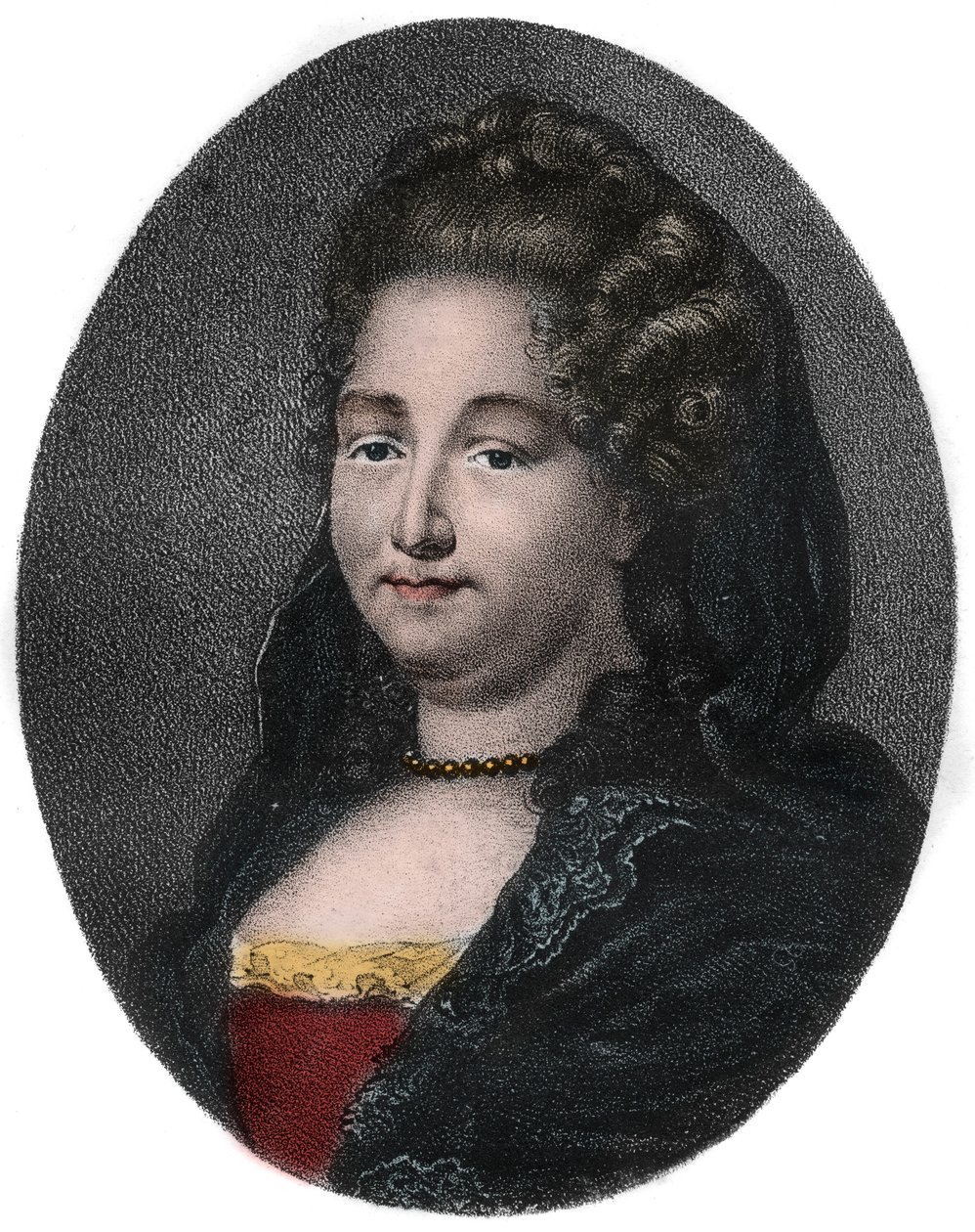 ANNE DACIER (s. Lefebre) ranskalainen kreikkalainen tutkija ja kääntäjä - muotokuva Anne Lefebvre dit Madame Dacier (Mme Dacier), ranskalainen tutkija (1647-1720). tekijältä Unknown artist
