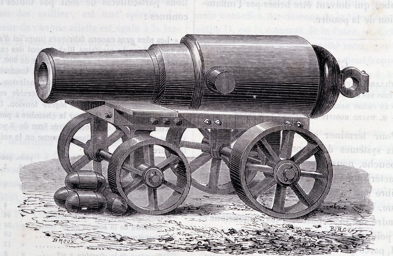 Blakely-kivääri - Blakely Canon Lontoon messuilla (1862) tekijältä Unknown artist