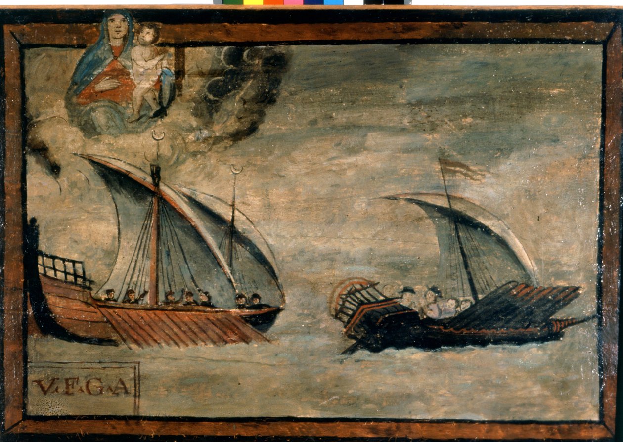 Turkkilainen keittiö jahtaa napolin kuningaskunnan keittiötä. 1600-luvun entinen äänestys. Madonna dell