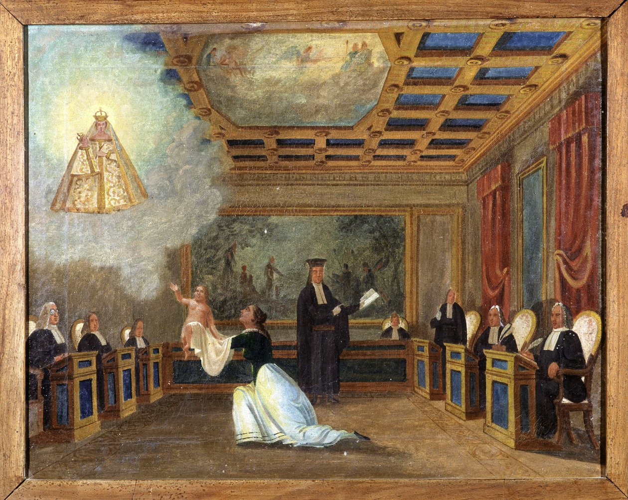 Lapsi tuotiin oikeuteen - Notre Dame de Laghetin entinen ääni tekijältä Unknown artist