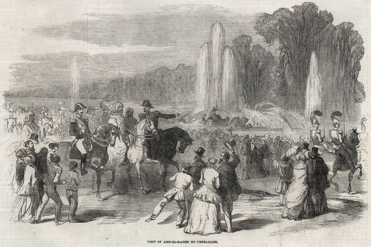Abd al Qadir (1808-1883), algerialainen vapaustaistelija, sotaministeri Alphonse Henri d