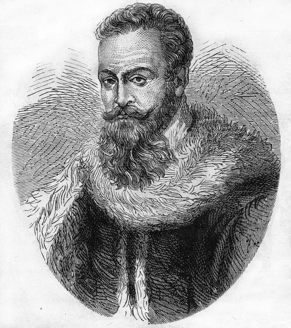 Achilles de Harlay (1536-1619), Pariisin parlamentin puhemies. tekijältä Unknown artist