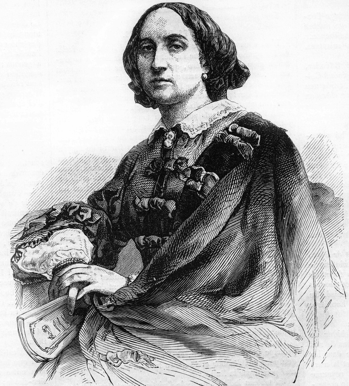 Adelaide Ristori (1822-1906), Italian tragedian. tekijältä Unknown artist