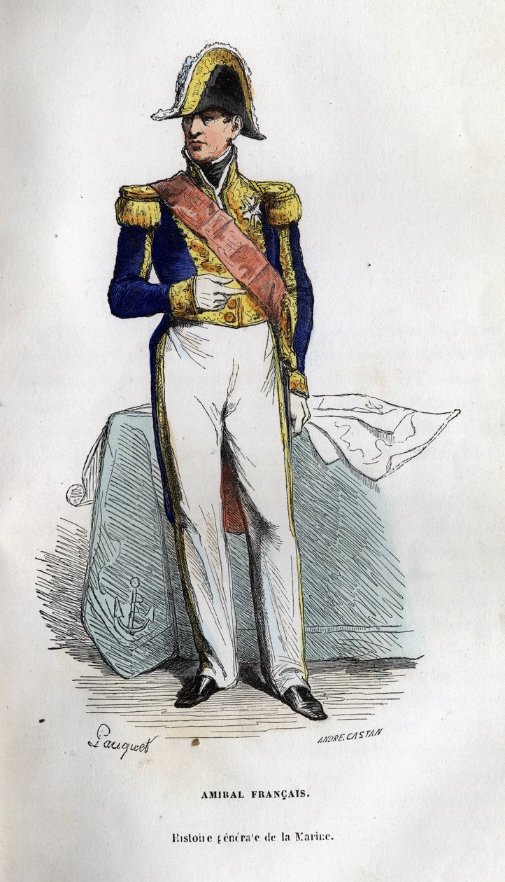 Ranskan amiraali teoksessa "Yleinen laivaston historia" Van Tenacin johdolla tekijältä Unknown artist