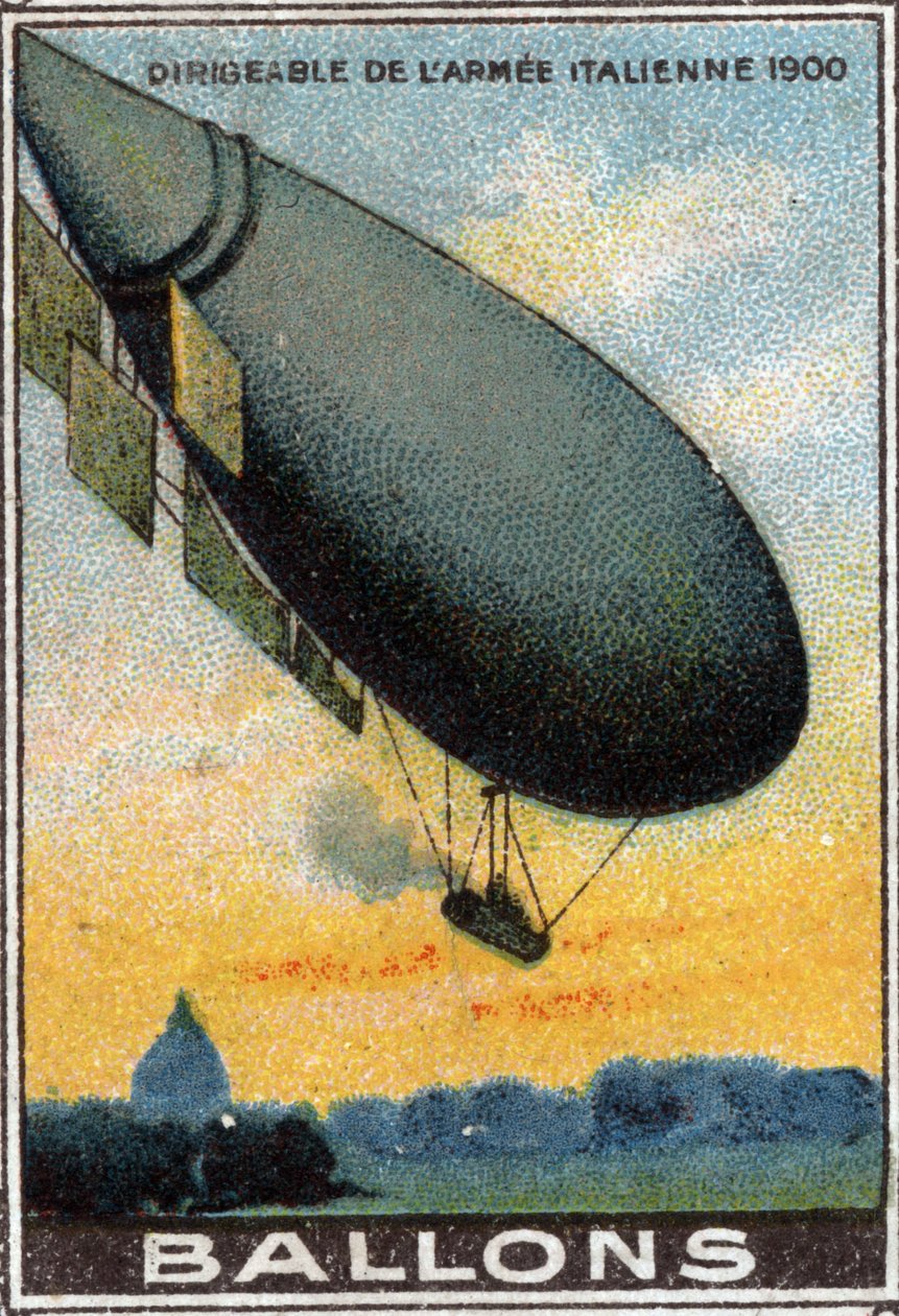 Italian armeijan ilmalaivapallo tekijältä Unknown Artist
