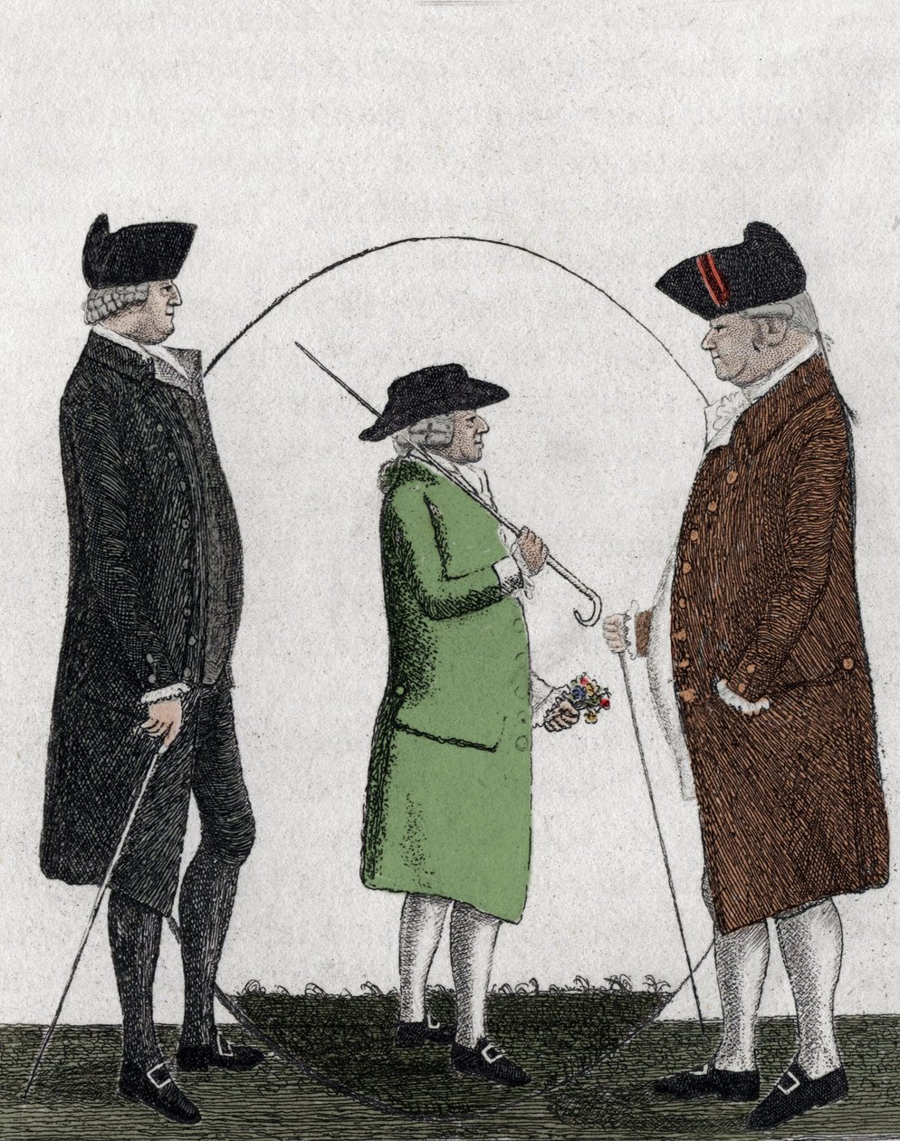 Alexander Gordon, Lord Rockville (1739-1792); Adam Smith (1723-1790) - kaiverrus - 1800-luku tekijältä Unknown artist