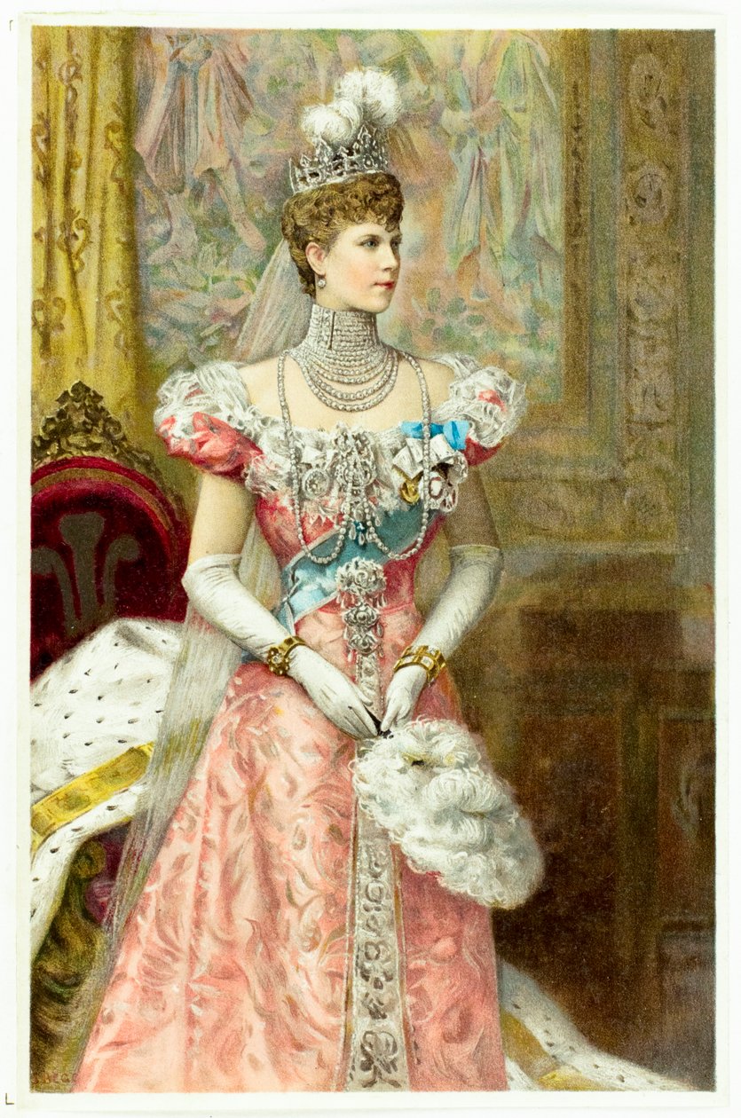 Alexandra, Walesin prinsessa, noin 1900 tekijältä Unknown Artist