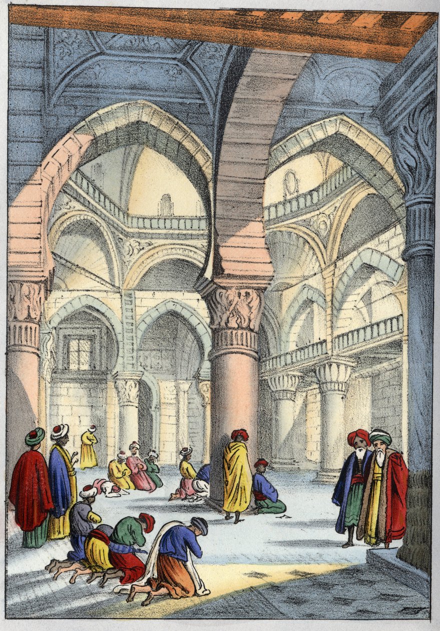 Alger, Algeria. Léon Galibertin moskeijan sisustus "L