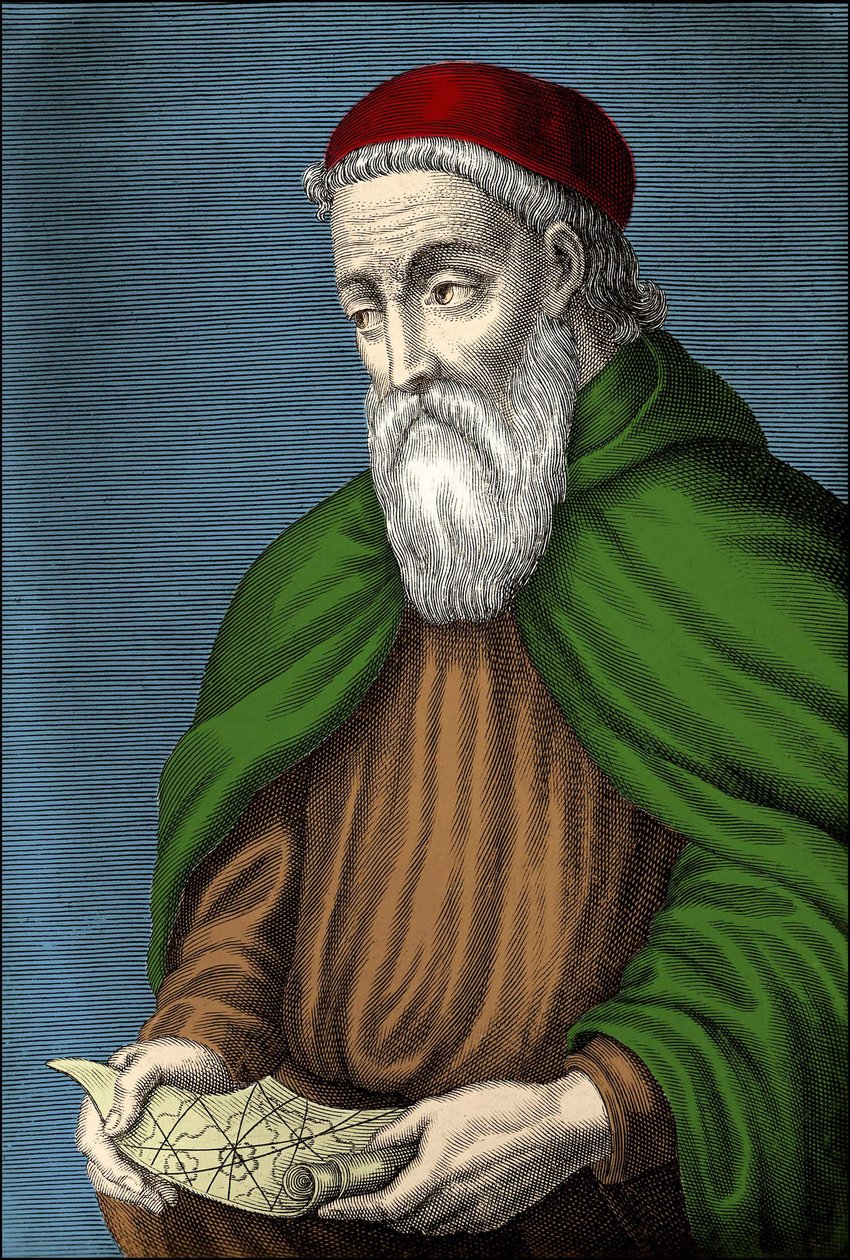 Amerigo Vespucci (1454-1512) italialainen selain tekijältä Unknown artist