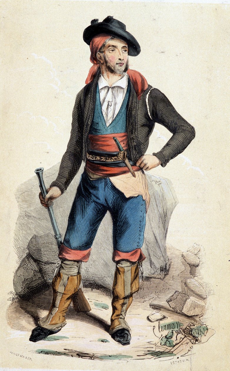 Andalusialainen salakuljettaja (asu) tekijältä Unknown artist