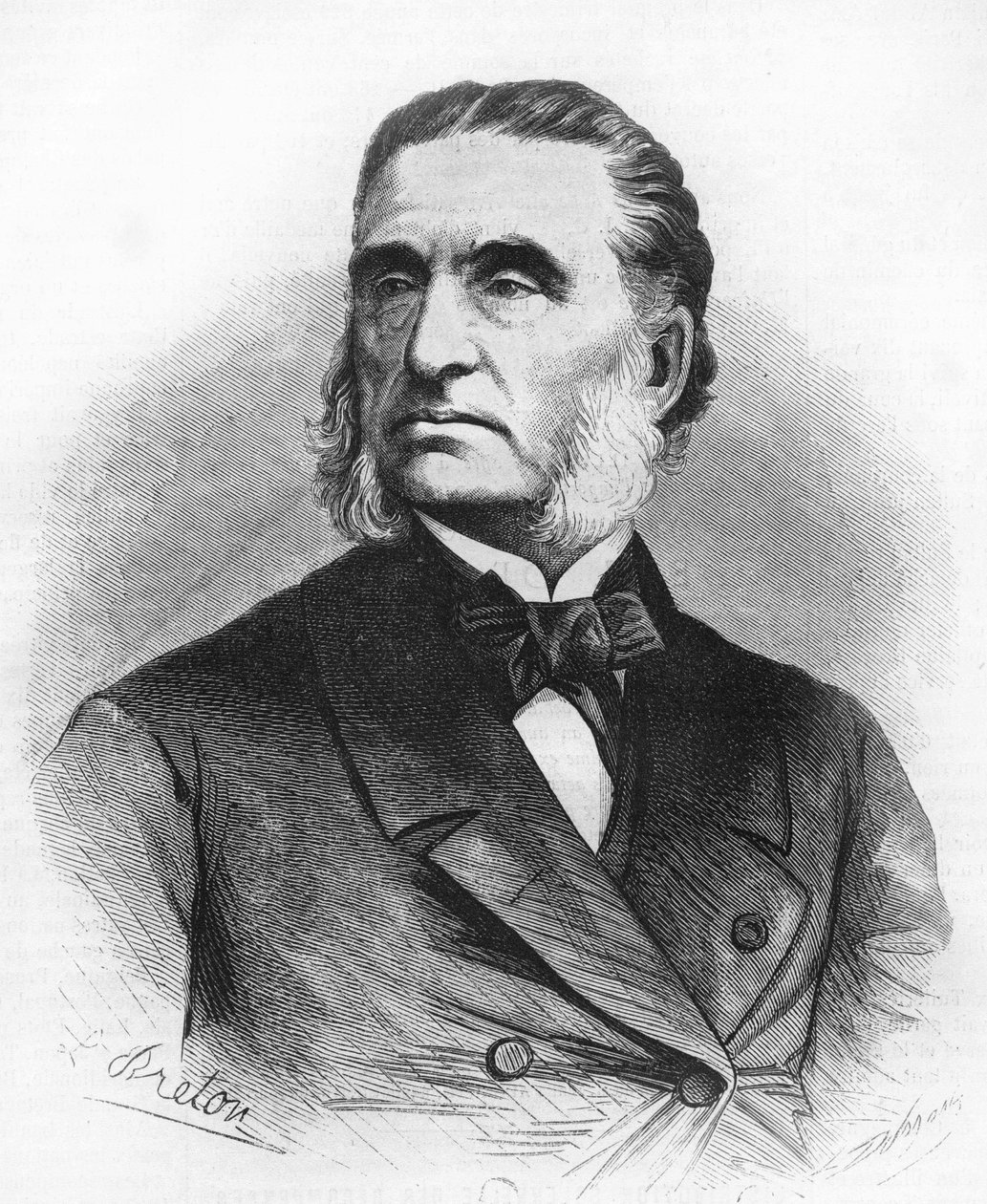 Armand Trousseau (1801-1867), ranskalainen lääkäri. tekijältä Unknown artist