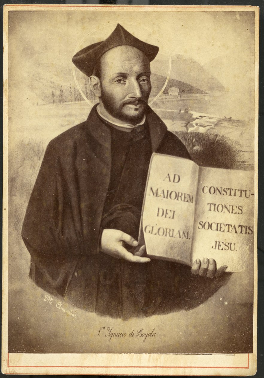 Azpeitia: Retrato pintado de Santo Inácio de Loyola, fundador da Companhia de Jesus e dos jesuítas finlandeses tekijältä Unknown artist