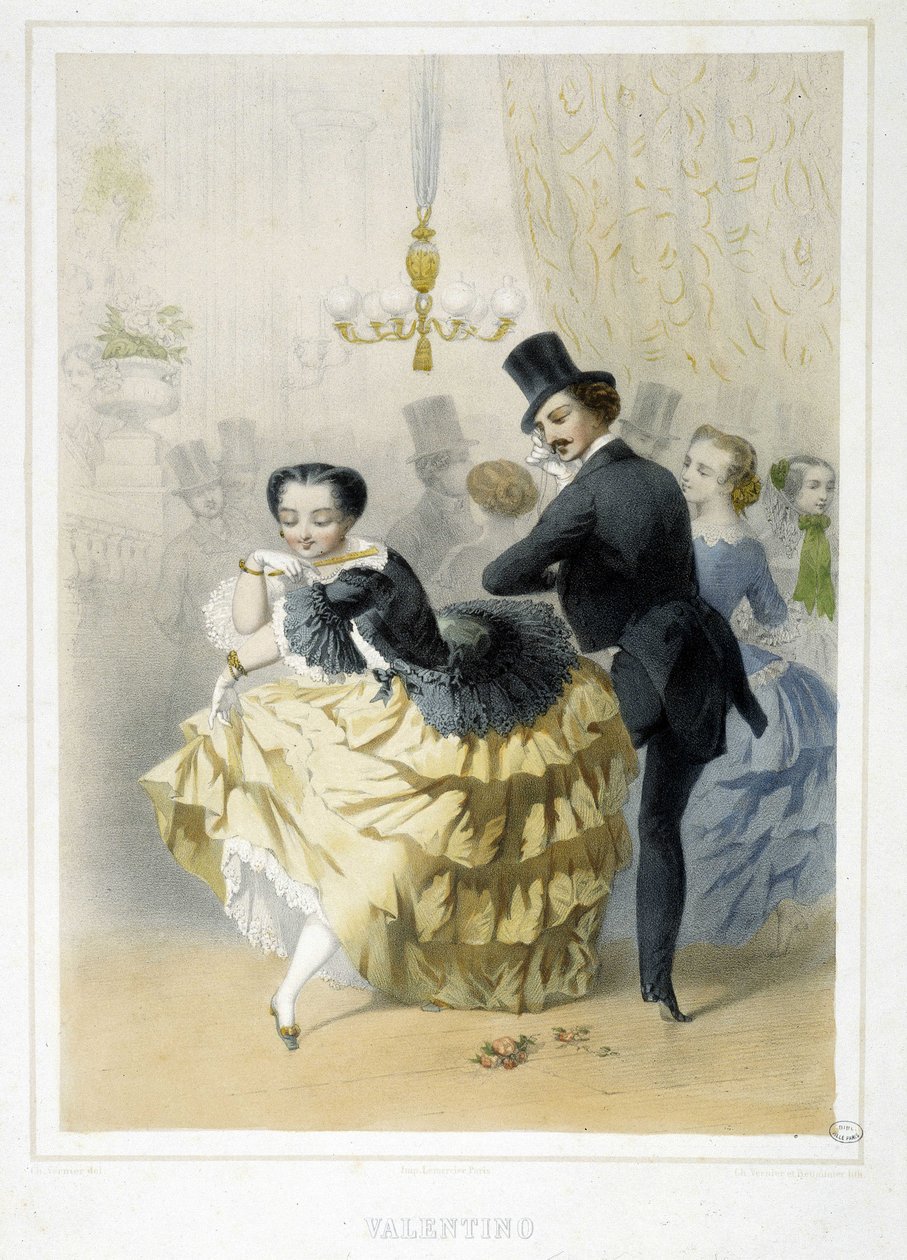 Pallo: Valentino, noin 1860 tekijältä Unknown artist